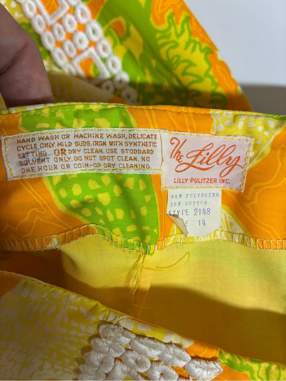Stunning Vintage The Lilly Pulitzer Maxi Skirt Shell Print 14 - Picture 12 of 12